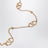VLogo Signature Halskette aus goldfarbenem Metall