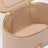 Borsa mini vanity Vlogo Signature in pelle rosa