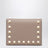 Portafoglio Rockstud in pelle color cipria