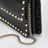 Pouch con catena Rockstud nera