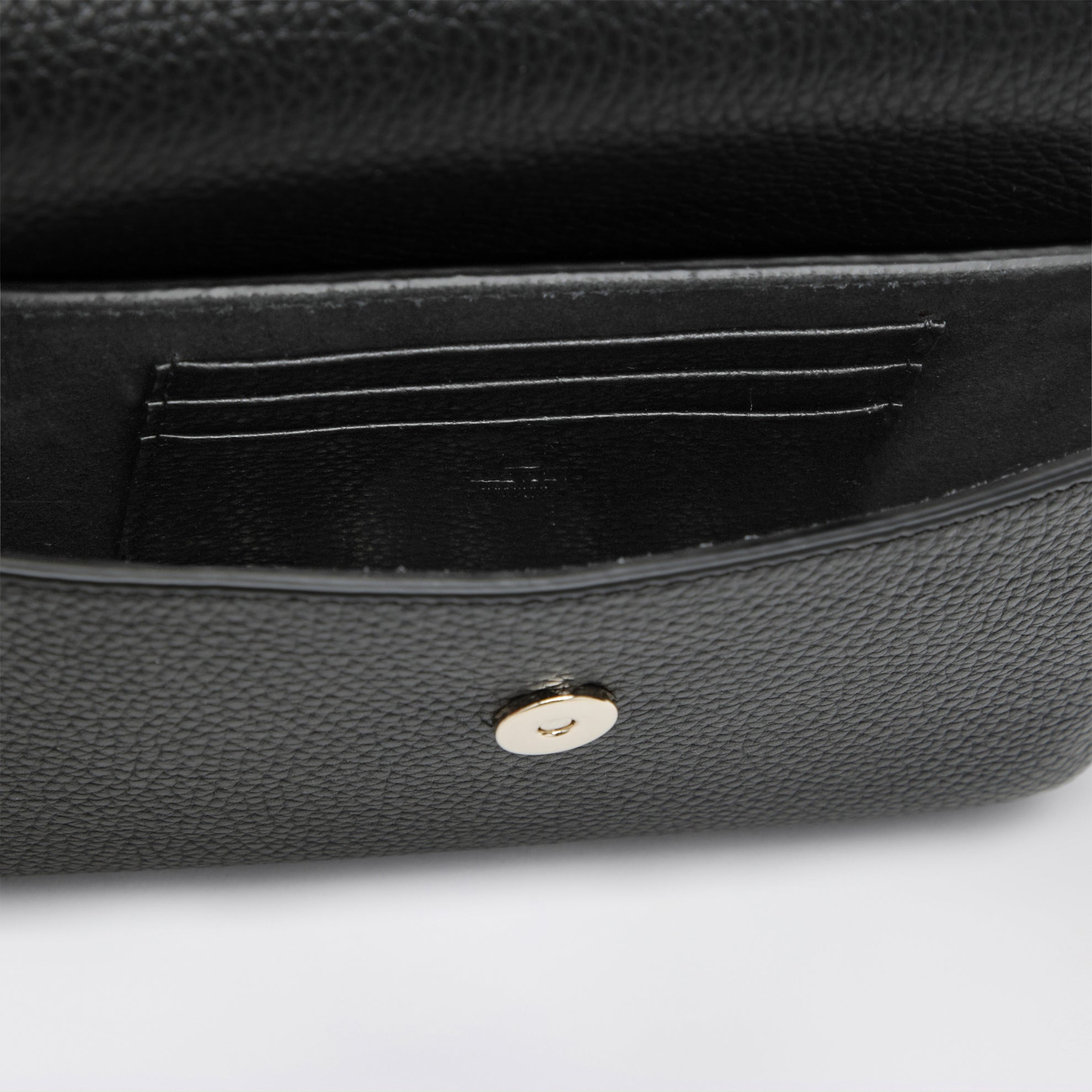 Pouch Rockstud in pelle di vitello granata nero