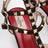 Décolleté Rockstud marrone in suede