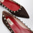 Ballerines Rockstud marron en daim