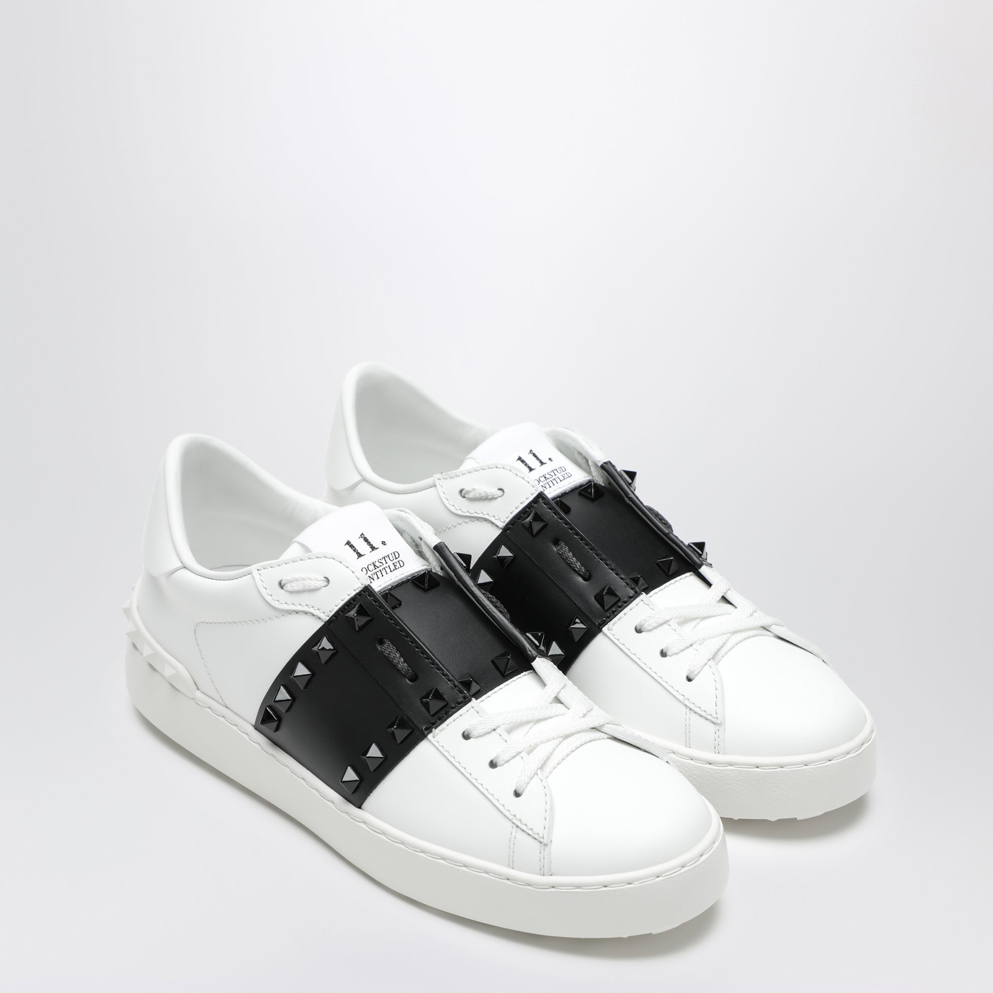 Sneaker Rockstud Untitled bianca/nera