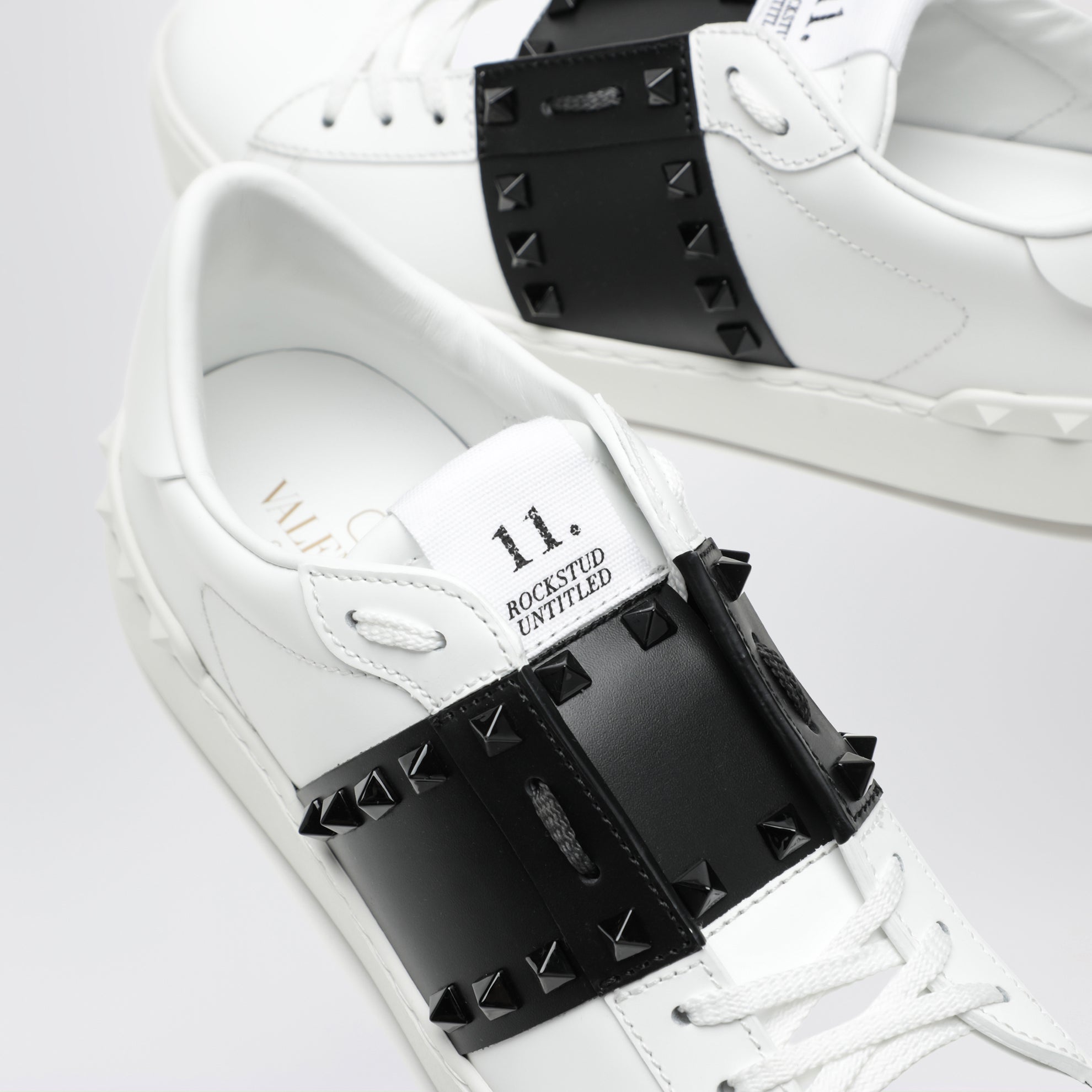 Sneaker Rockstud Untitled bianca/nera