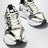 Sneakers Demivee avorio e argento