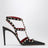 Slingback Rockstud nere in pelle