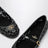 VLogo Signature Ballerinas aus schwarzem Gummi