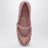 Pink rubber VLogo Signature ballet flats
