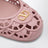 Pink rubber VLogo Signature ballet flats