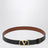 Cintura Vlogo Signature reversibile Nera/Caramel