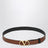 Cintura Vlogo Signature reversibile Nera/Caramel
