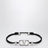 Bracciale VLogo Signature nero con cordino
