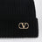 Berretto Vlogo Signature nero in cashmere