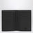Black Vlogo grained leather card holder