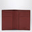 Porte-cartes Vlogo rouge foncé en cuir grainé