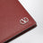 Dark red Vlogo Signature bi-fold wallet