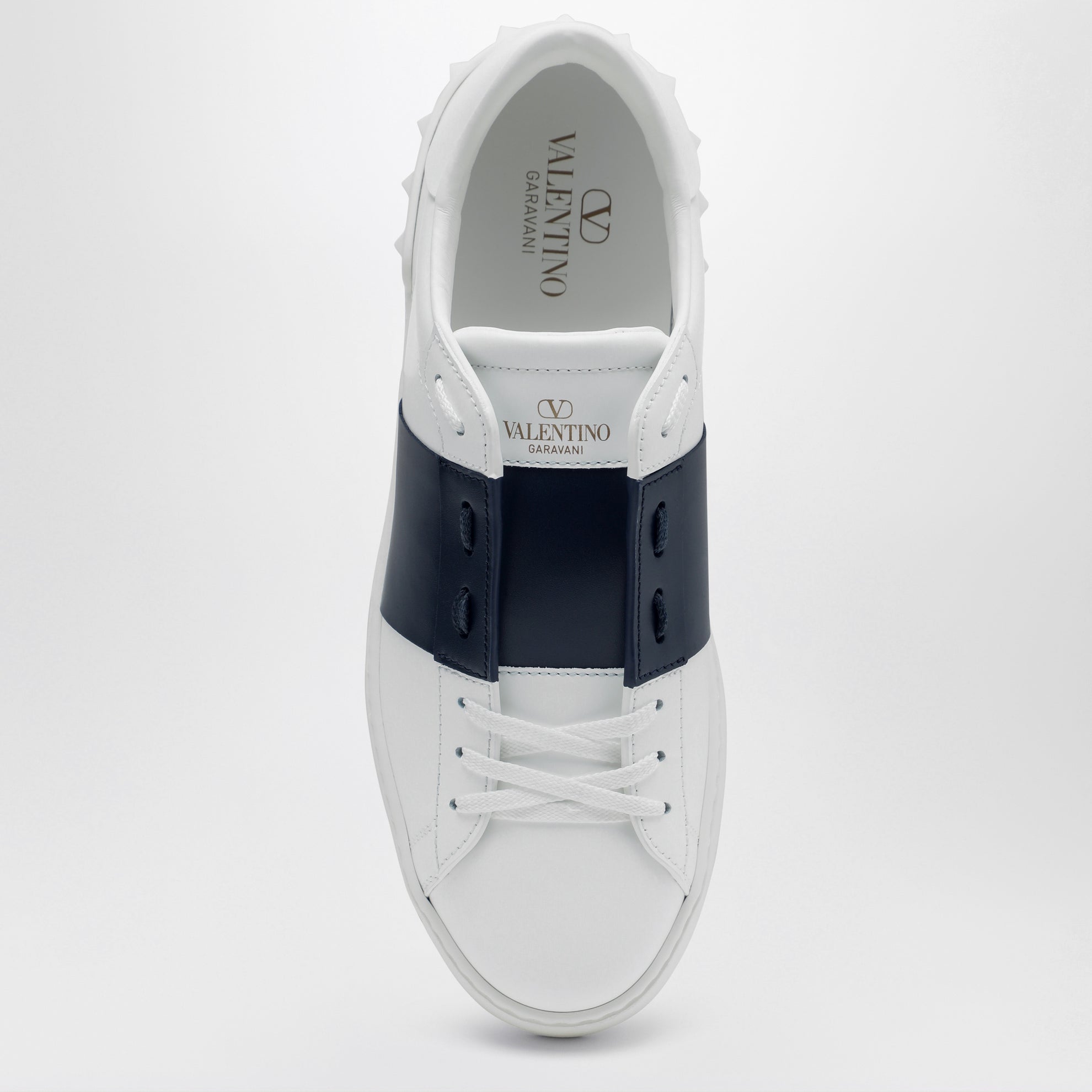 Sneakers Open blanches/bleu marine