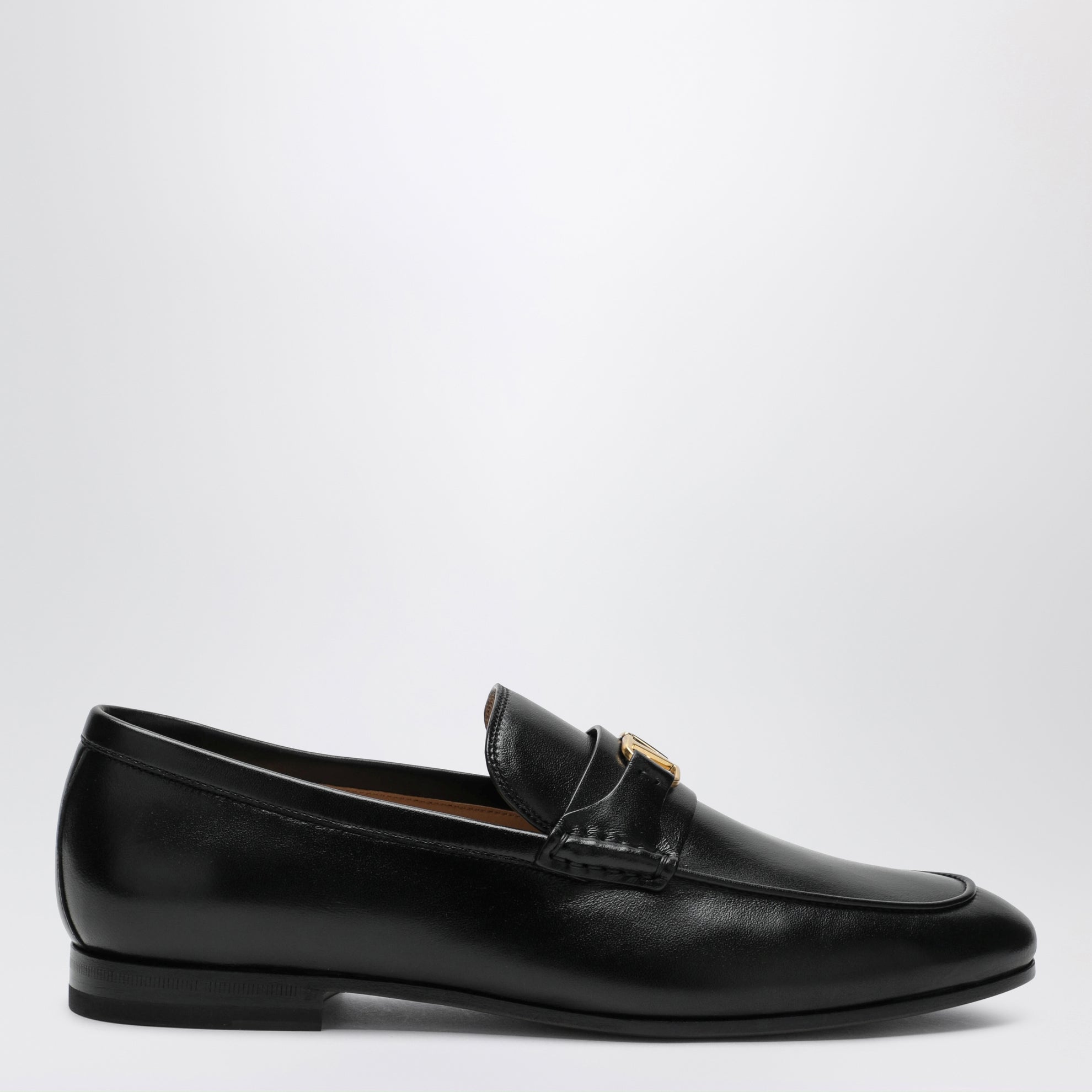 Mocassino VLogo Signature nero in nappa