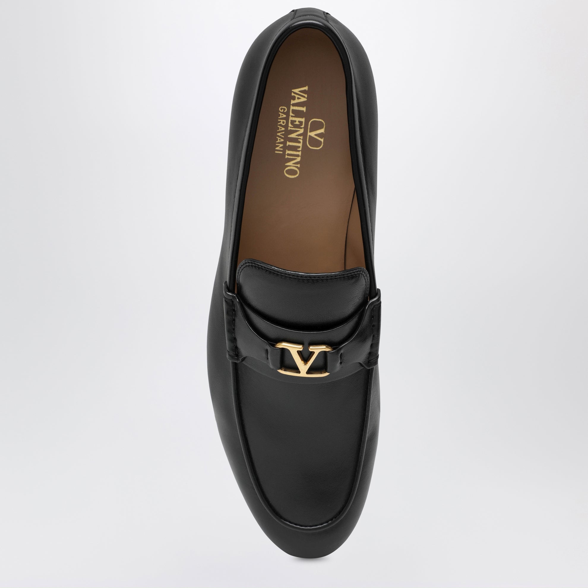 Mocassino VLogo Signature nero in nappa