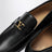 Mocassino VLogo Signature nero in nappa
