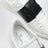 Open Royco nappa calfskin sneakers in white/black