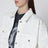 Ecru organic denim jacket