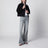 Quincy cropped black denim jacket in cotton