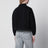 Quincy cropped black denim jacket in cotton
