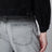Quincy cropped black denim jacket in cotton