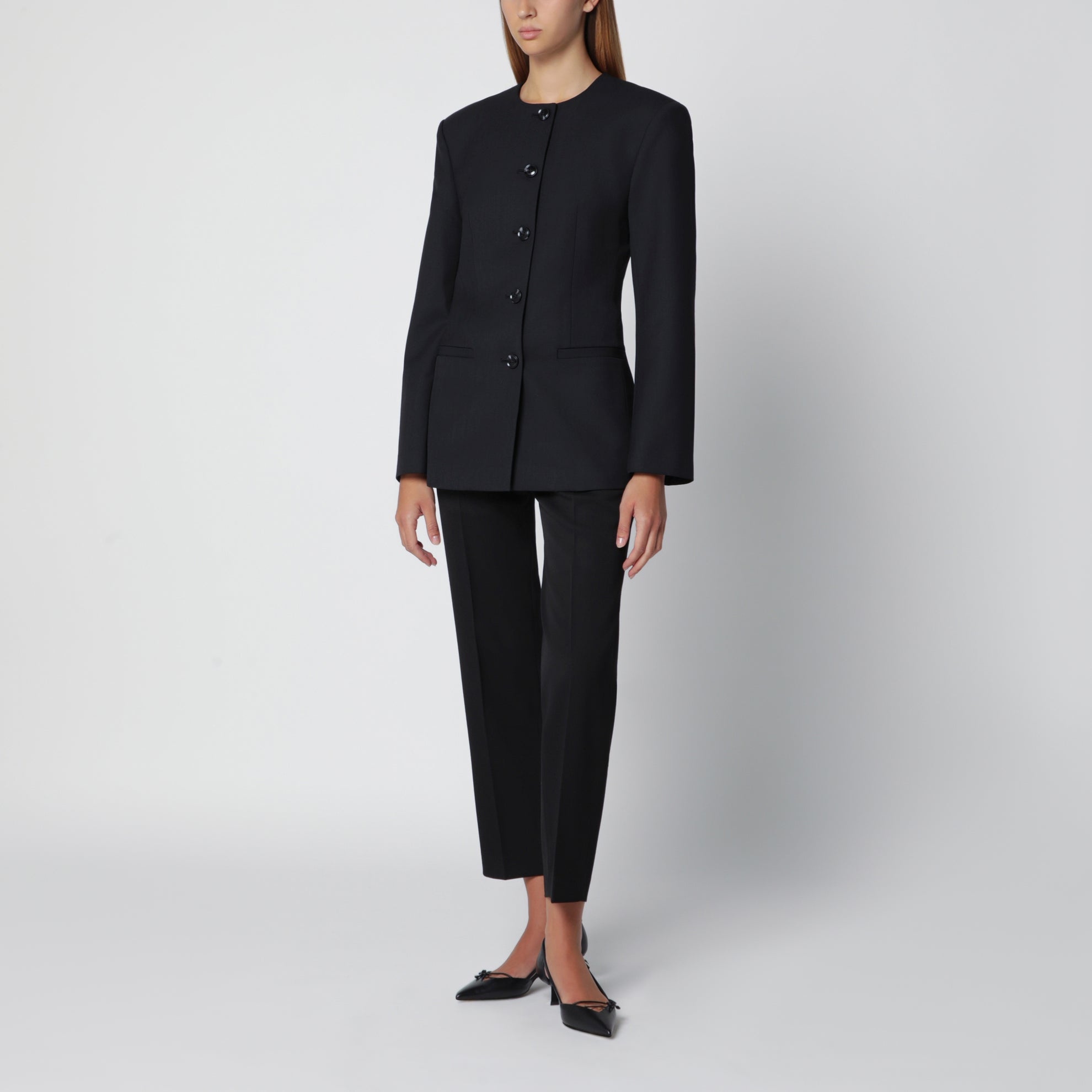 Black Huda jacket in a wool blend