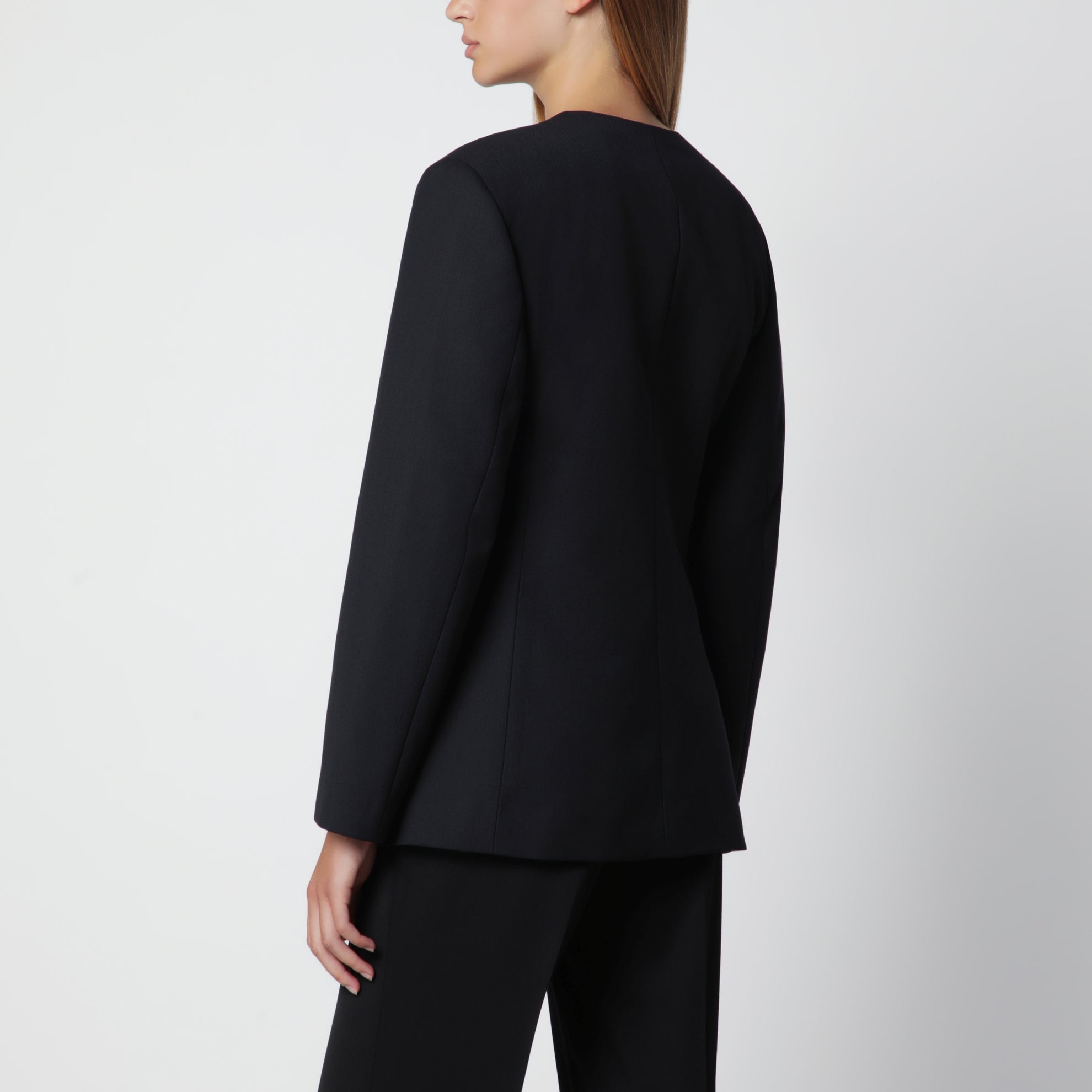 Black Huda jacket in a wool blend