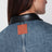 Giacca Yuma in denim blu slavato