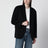 Blazer Quinn oversize in lana e cashmere nero