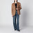 Quinn Blazer oversize aus Woll-Kaschmir in Camel