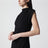 Alix black cotton-blend dress