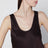 Top Lea marrone in seta