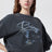 Spencer Eagle washed black sweatshirt
