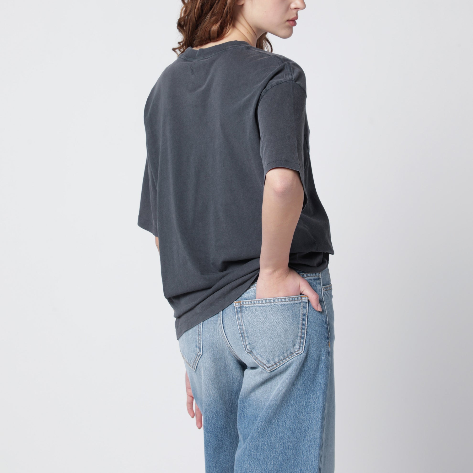 Spencer Eagle washed black T-shirt
