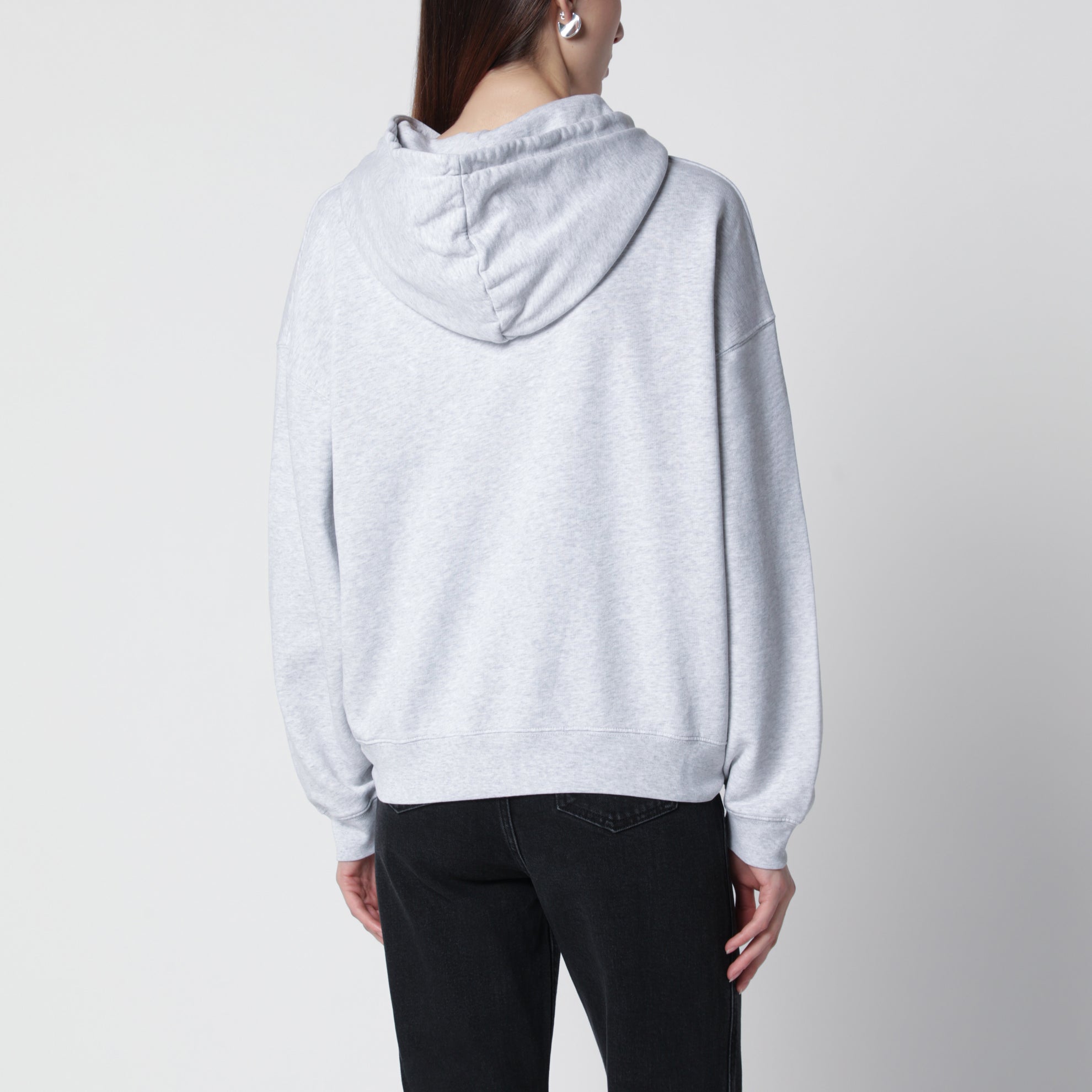 Oversize-Hoodie Harvey New Classic aus Baumwolle, Grau