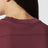 Burgunderrotes T-Shirt mit Logoprint