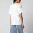 Cremefarbenes T-Shirt mit Logoprint