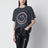 T-shirt Cade Tee Smiley in cotone grigio lavato