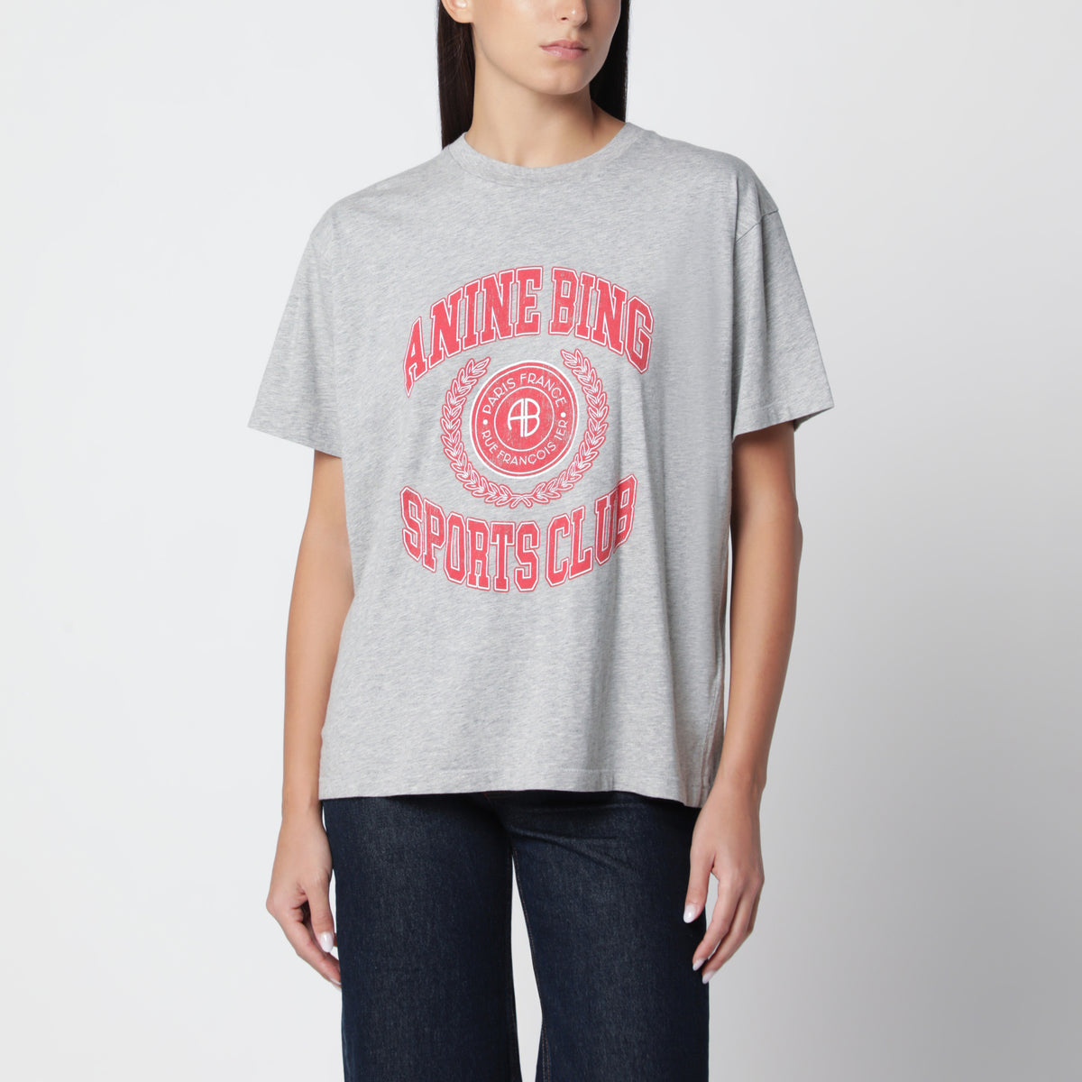 Cade Tee Collegiate Gray Cotton T-Shirt