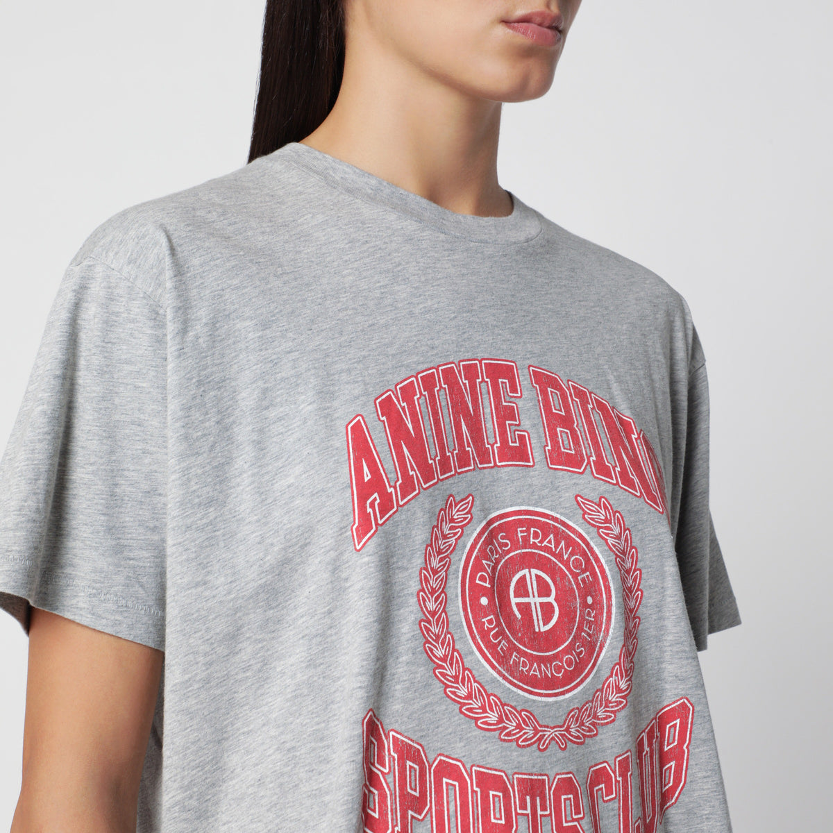 Cade Tee Collegiate Gray Cotton T-Shirt