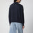 Navy cashmere polo sweater