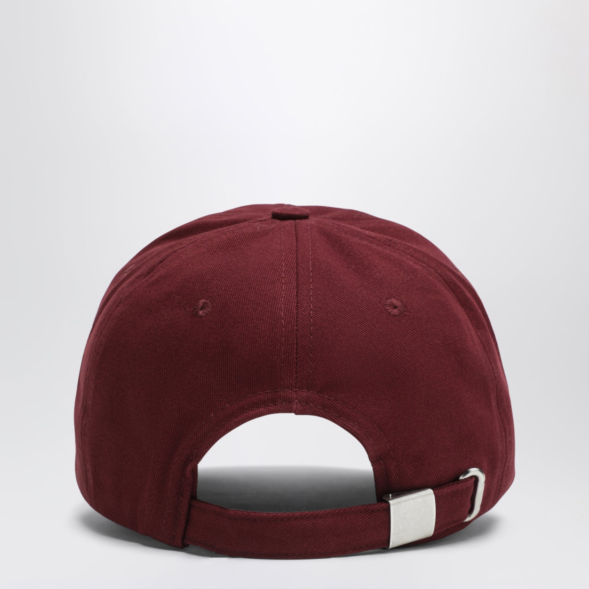 Burgunderrote Baseballkappe mit gesticktem Logo