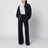 Wendbare Cassandre Jacke in Navy/Ecru aus Baumwolle