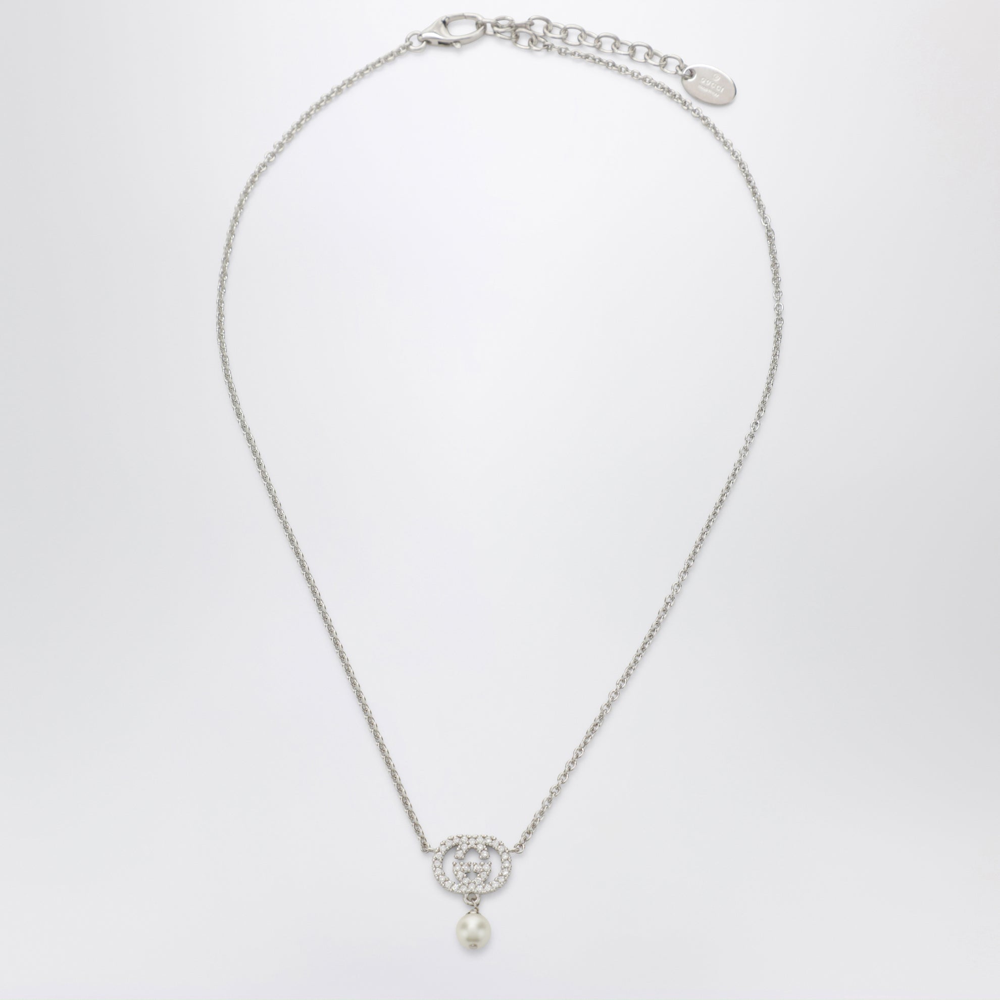 Collana GG con cristalli e perle