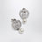 Boucles d’oreilles GG avec cristaux et perles